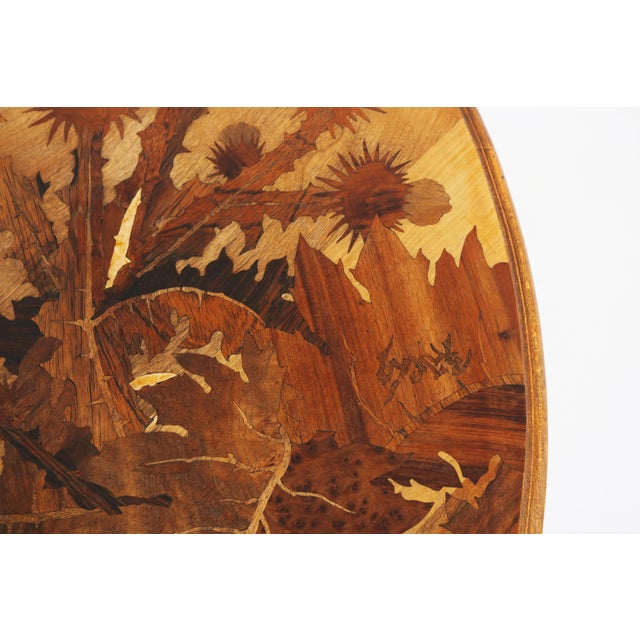 Antique French Art Nouveau Side Table by Emile Galle, 1900 For Sale - Image 14 of 15