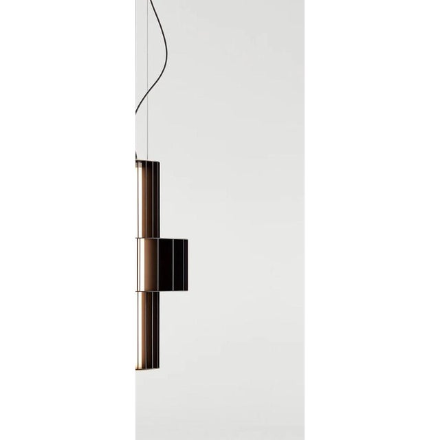 Black Black Mate Babel T Me Suspended Lamp by Stephen Burks for Parachilna For Sale - Image 8 of 9