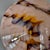 Art Deco Pale Rose Marbled Opaline Glass and Burnished Flush Mount, Germany, 1930s For Sale - Image 16 of 18