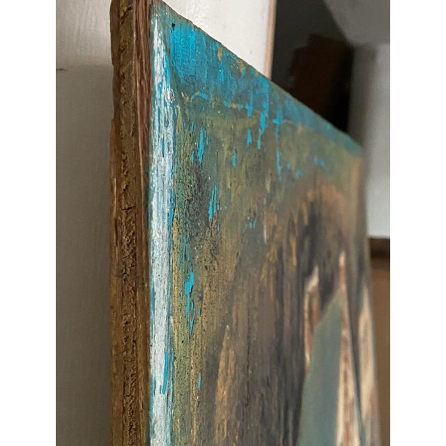 American Jimmy Lee Sudduth Folk Art Painting Gristmill 1970’s For Sale - Image 3 of 11