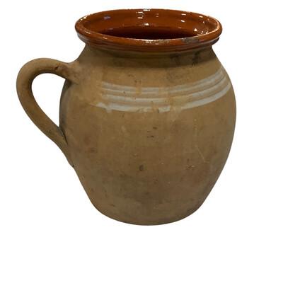 Farmhouse Vintage Glazed Vessel For Sale - Image 3 of 5