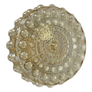 Amber Bubble Structure Wall Light attributed to Helena Tynell for Glashütte Limburg, 1960s For Sale