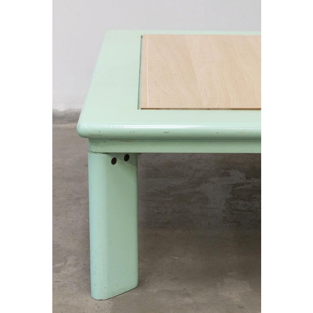 Contemporary Vintage Square Coffee Table, 1980s For Sale - Image 3 of 10
