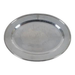 1934 Reed & Barton Silverplate Oval Serving Vanity Platter