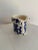Signed Studio Pottery Figural Jacket Vase – Blue & White Floral Ceramic Sculpture – Artisan Vessel For Sale - Image 9 of 10