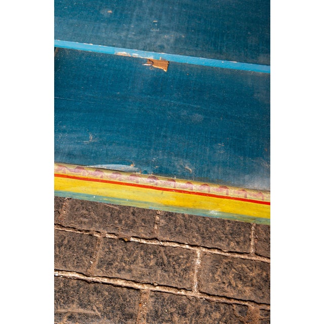 1940s Hand-Painted Folk Art Bar Cabinet by Peter Hunt in Green For Sale - Image 13 of 13