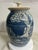 1988 Turn & Burn Seagrove Nc Hand-Carved Blue Stoneware Covered Jar For Sale In Greensboro - Image 6 of 11