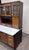 Farmhouse Antique Hoosier Style Farmhouse Cabinet With Glass Doors and Enamel Worktop For Sale - Image 3 of 11