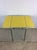 Mid Century Modern Small Yellow Formica Top Table With Two Drop Leafs For Sale - Image 4 of 12