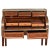 Wood 19th Cent Signed Mahogany French Maison Jansen Secretaire Desk For Sale - Image 7 of 7