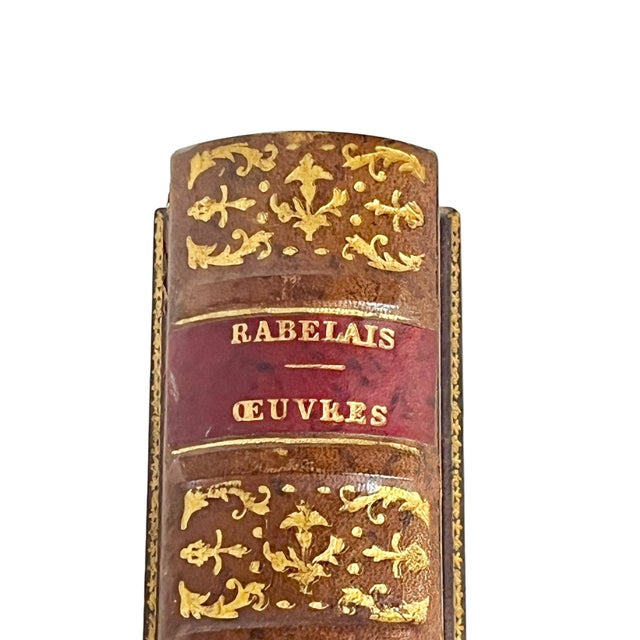 Antique French Napoleon III Leather Book Form Box For Sale - Image 11 of 12