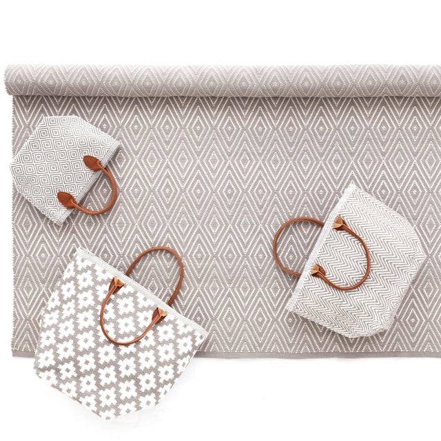 Shine on, crazy diamond! This eye-catching geometric made of durable polypropylene is soft handed, fade-resistant, can...