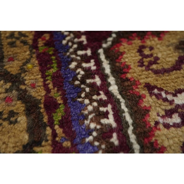 Vintage Turkish Rug 1'8'' x 3'9'' For Sale - Image 12 of 12