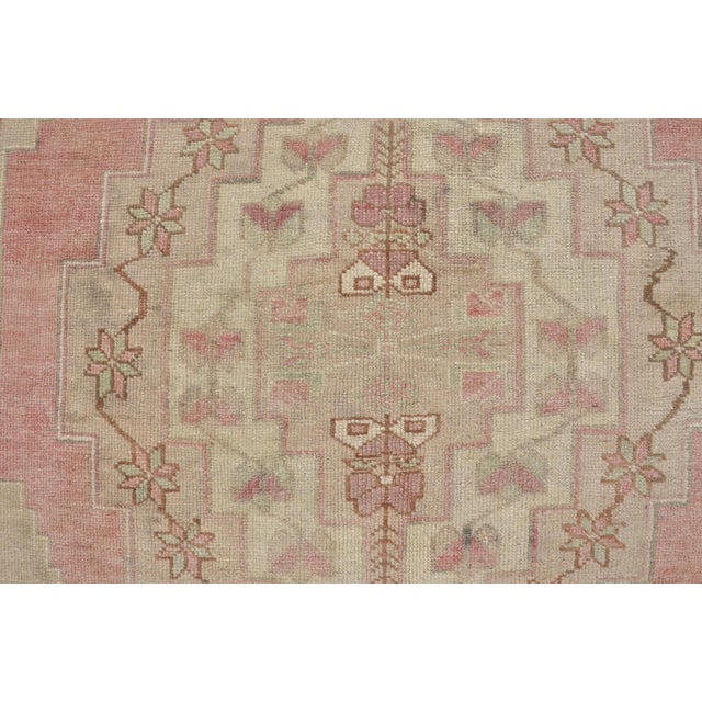 Tan 1960s Anatolian Kurdish Handknotted Carpet For Sale - Image 8 of 10