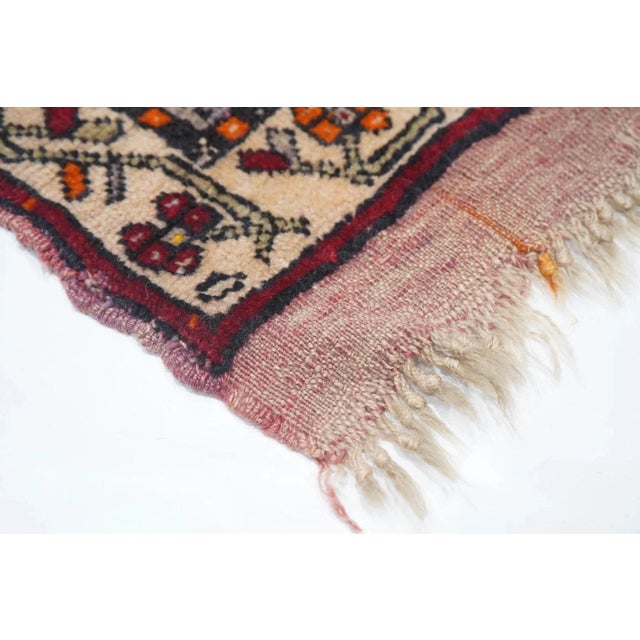 Tribal Vintage Tribal Wool Runner 3'6'' X 10'7'' For Sale - Image 3 of 10