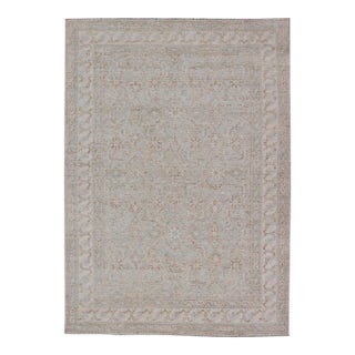 Keivan Woven Arts Tabriz Designed Rug All-Over 6'1 X 9'2 For Sale
