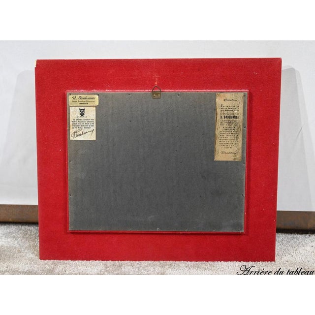 Framed Enameled Panel by C. Jalabert after R. Bonhomme, 1950 For Sale - Image 14 of 18