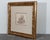Mid 19th Century Original Théodore Rousseau, Landscape With Stone Fence, Walnut Ink on Paper, 22k GGL Gilded Frame For Sale - Image 4 of 5