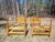 Vintage Pair Kindel Tiger Maple 1/2 Poster Twin Size Beds For Sale - Image 10 of 11