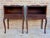Pair of Louis XV Style Bedside Tables with Drawer, Mid-20th Century For Sale - Image 6 of 11