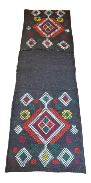 Vintage Kilim Turkish Zili Hand-Woven SaddleBag