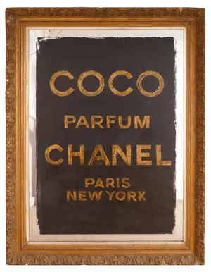 Large Art Deco Decorative Advertising Sign, 1920s