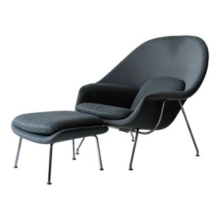 Womb Chair + Ottoman by Eero Saarinen for Knoll For Sale