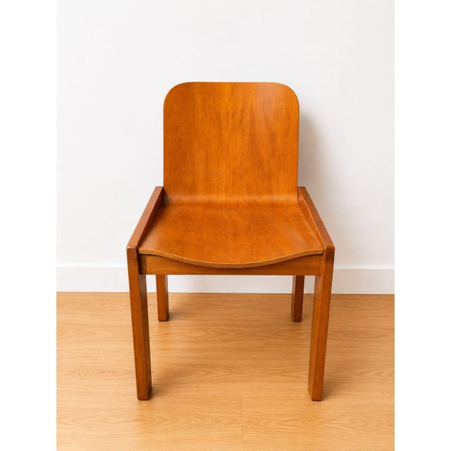Vintage Bentwood Chairs attributed to Afra and Tobia Scarpa for Molteni, 1970s, Set of 6 For Sale - Image 11 of 18