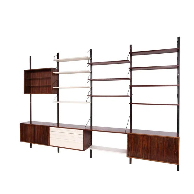 Wall Unit by Poul Cadovius, 1960s, in Very Good conditions. Designed 1950 to 1959 I have official proof of authenticity...