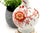 Porcelain Vase with Silver Neck and Base with Reliefs and Applications For Sale - Image 4 of 7