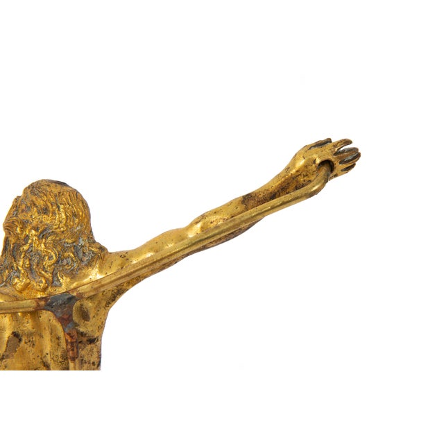 Fine German Renaissance Gilt Bronze Corpus Christi, 17th/18th Century For Sale - Image 15 of 16
