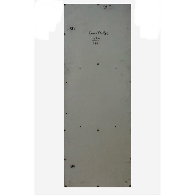 Carrie McGee, Large American Mod 1990s Mixed Media "LuLu" Carrie McGee, 1994 For Sale - Image 9 of 11