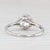 1.23ct Old European Diamond Solitaire Engagement Ring 14k Gold Filigree Size 6.25 For Sale - Image 4 of 8