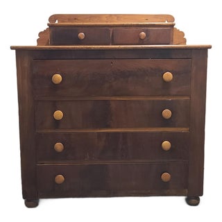 Mid 19th Century Empire-Style (Or Late Federal) Butler's Chest For Sale