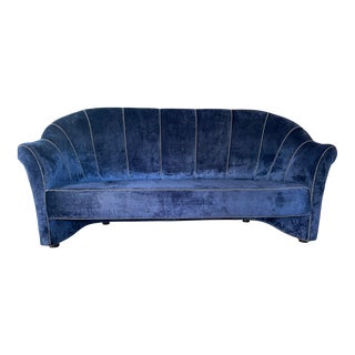 Josef Hoffman 3-Seat Velvet Sofa For Sale