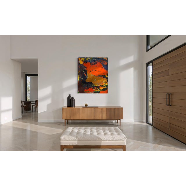 Contemporary Tectonic Heat, Contemporary Abstract Painting by Matt Higgins For Sale - Image 3 of 9