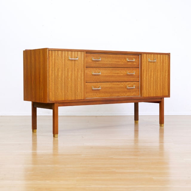 Brown 1960s Small Mid Century Tola Credenza by G Plan For Sale - Image 8 of 12
