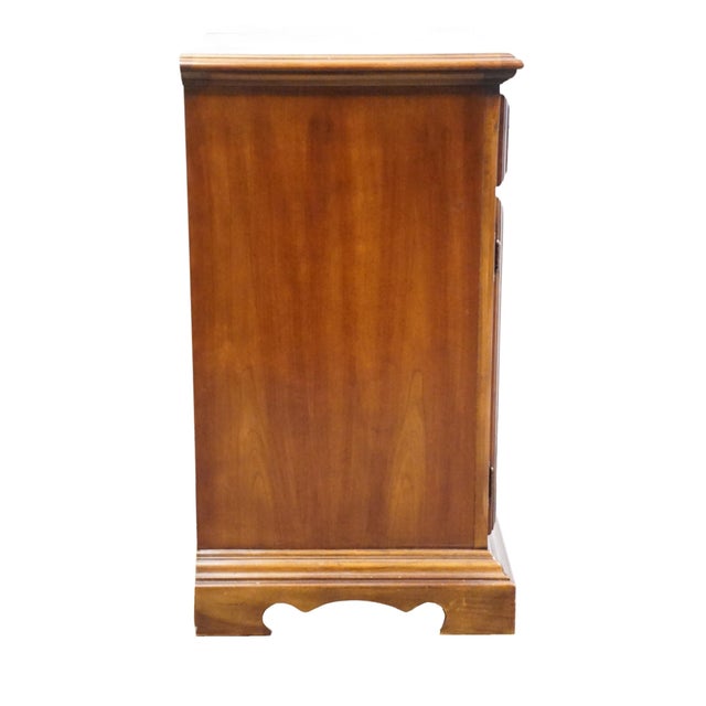 Bernhardt Furniture Solid Cherry Traditional Style 49" Flip Top Server Buffet For Sale - Image 18 of 18