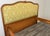 Vintage French Louis XVI Style Double Bed Frame with Carved Headboard For Sale - Image 9 of 11