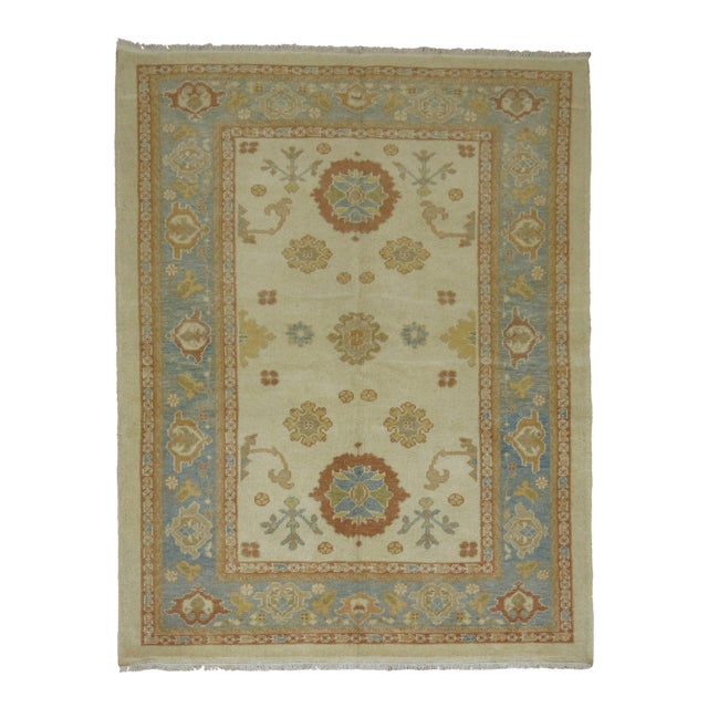 Turkish Inspired Sultanabad Rug rug no.26239 For Sale