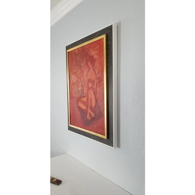 Abstract 1954 Farhi Abstract Female Painting/ Sold For Sale - Image 3 of 11