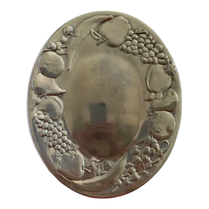 Vintage The Wilton Co. Fruit Medley Aluminum Serving Tray Platter