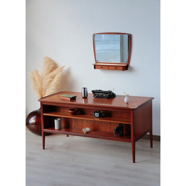 Danish Teak Svend Aage Madsen Desk from HP Hansen, 1960s For Sale - Image 17 of 18