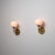 Gold Vintage Italian Wall Sconces in Brass and Opaline Glass, 1950s, Set of 2 For Sale - Image 8 of 10