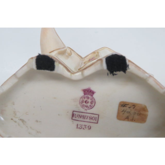 Royal Worcester Hand Painted Flowers Gilt Small Teapot 4624b For Sale - Image 9 of 16