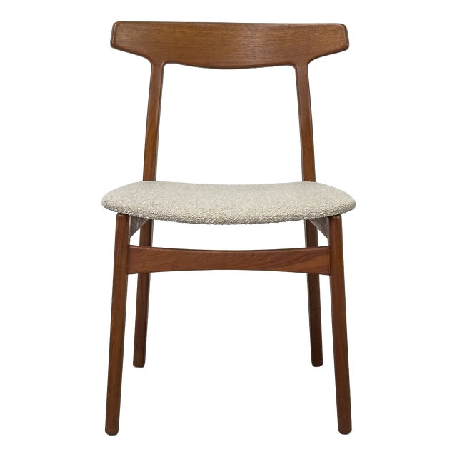Teak Dining Chair by Henning Kjaernulf for Bruno Hansen, 1960s For Sale