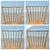 1950s Midcentury Modern Russel Wright for Conant Ball Solid Birch Spindle Back Dining Chairs, Set of 4 For Sale - Image 5 of 17