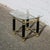 Italian Faux Tusk Glass Side Table, 1980s For Sale - Image 10 of 16