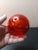 1980s Murano Made in Italy Red Art Glass Apple Paperweight For Sale In Dallas - Image 6 of 9