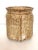 Mid 20th Century McCoy brand planter. Crafted of ceramic in the form of a burlap sack with rope pull closure. Well-modeled...